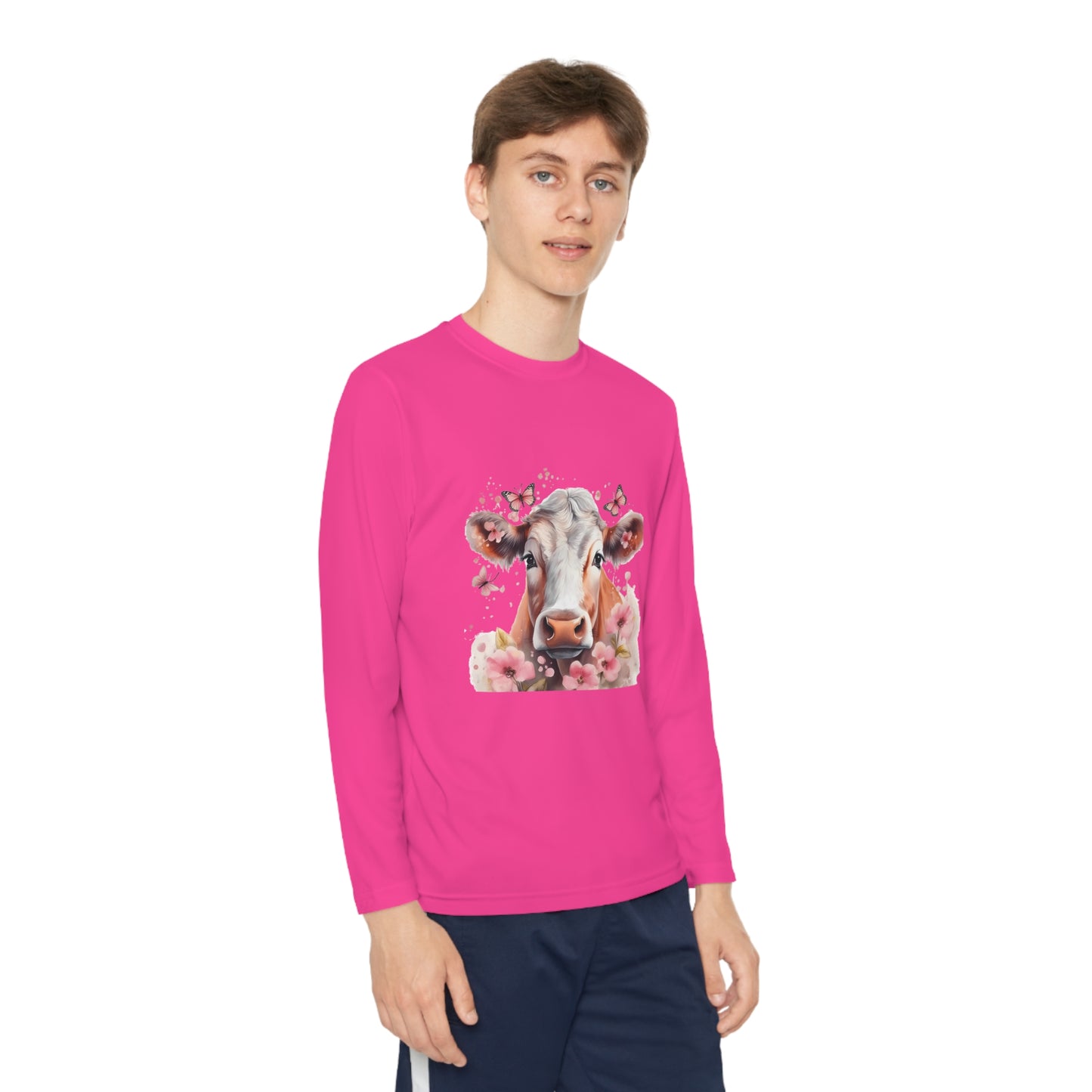 Moo Cow Youth Long Sleeve Competitor Tee