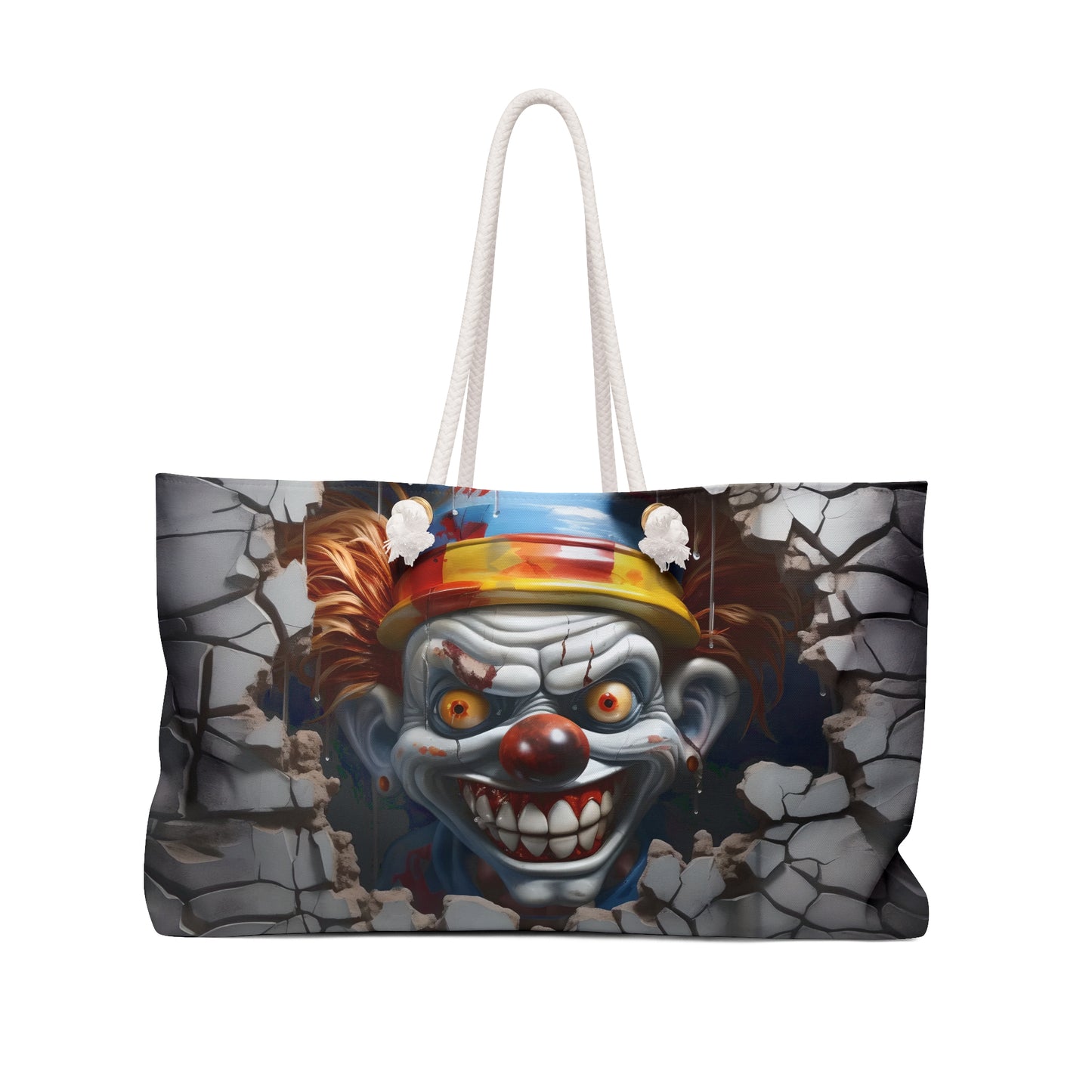 Scary Clown Weekender Bag