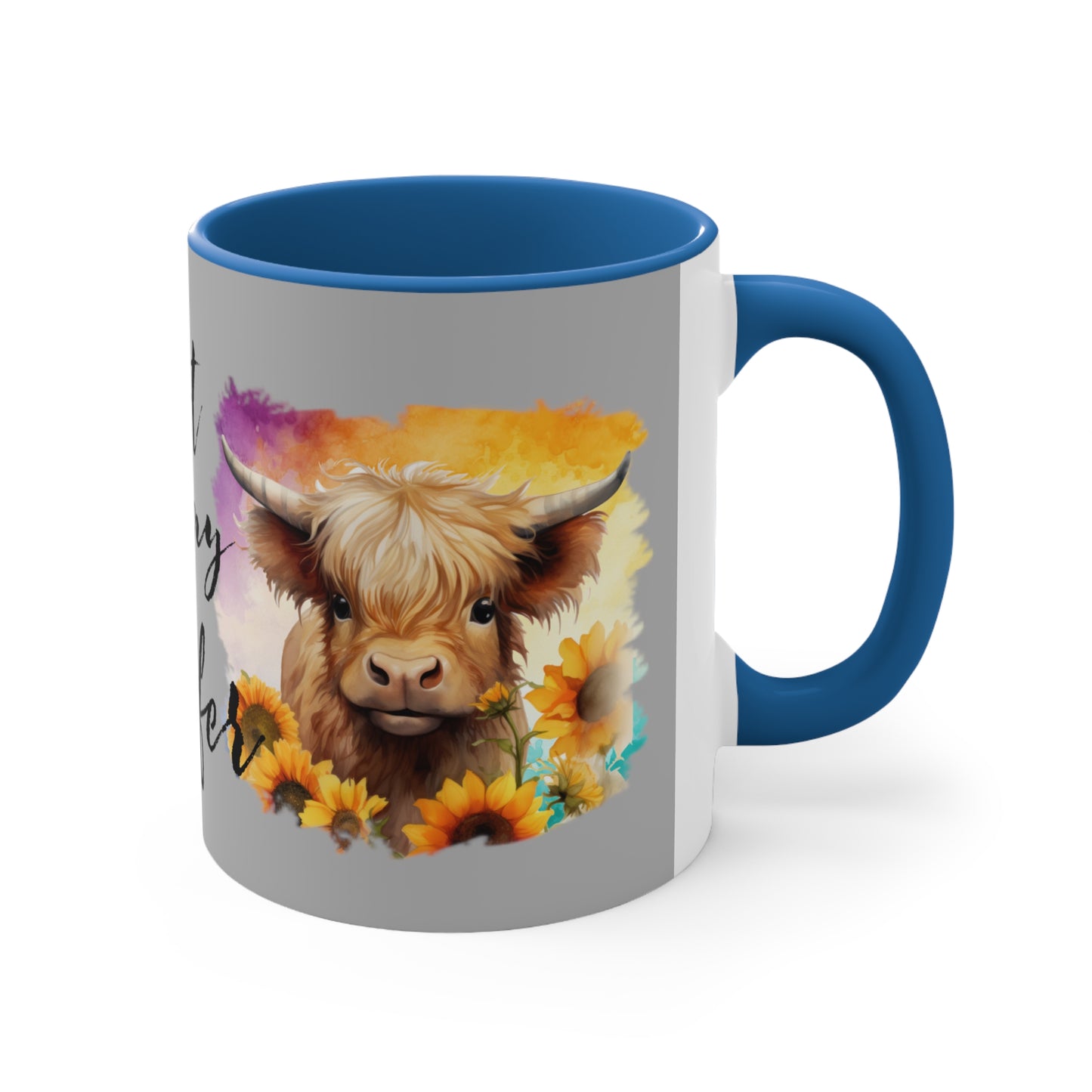 Not Today Heifer Accent Coffee Mug, 11oz