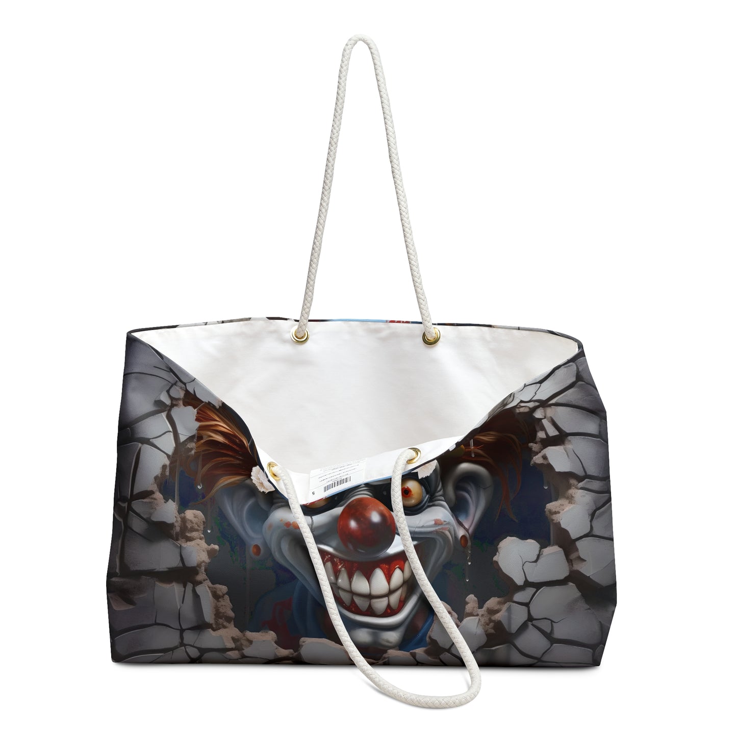 Scary Clown Weekender Bag