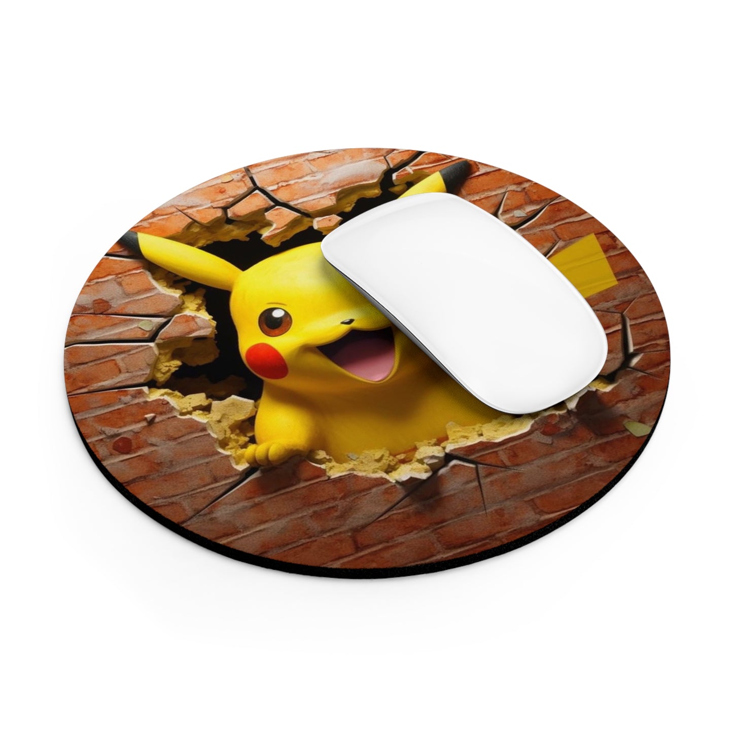 Yellow monster suprise Mouse Pad