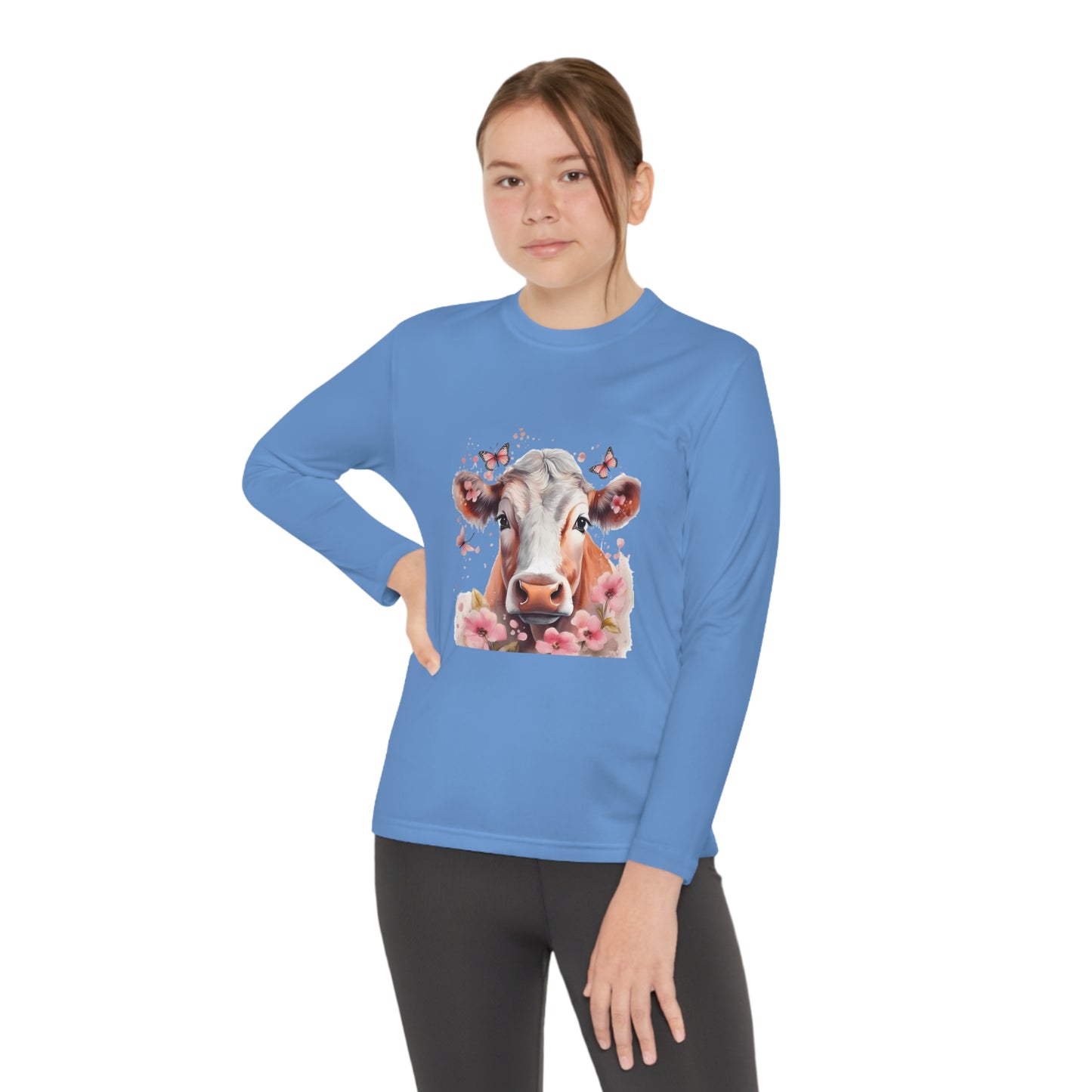 Moo Cow Youth Long Sleeve Competitor Tee