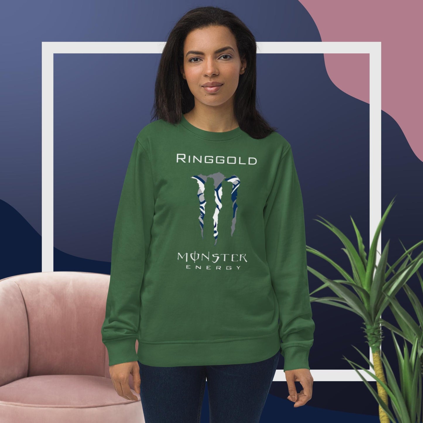 Ringgold Energy Unisex organic sweatshirt - Legacy Creator IncBottle GreenS