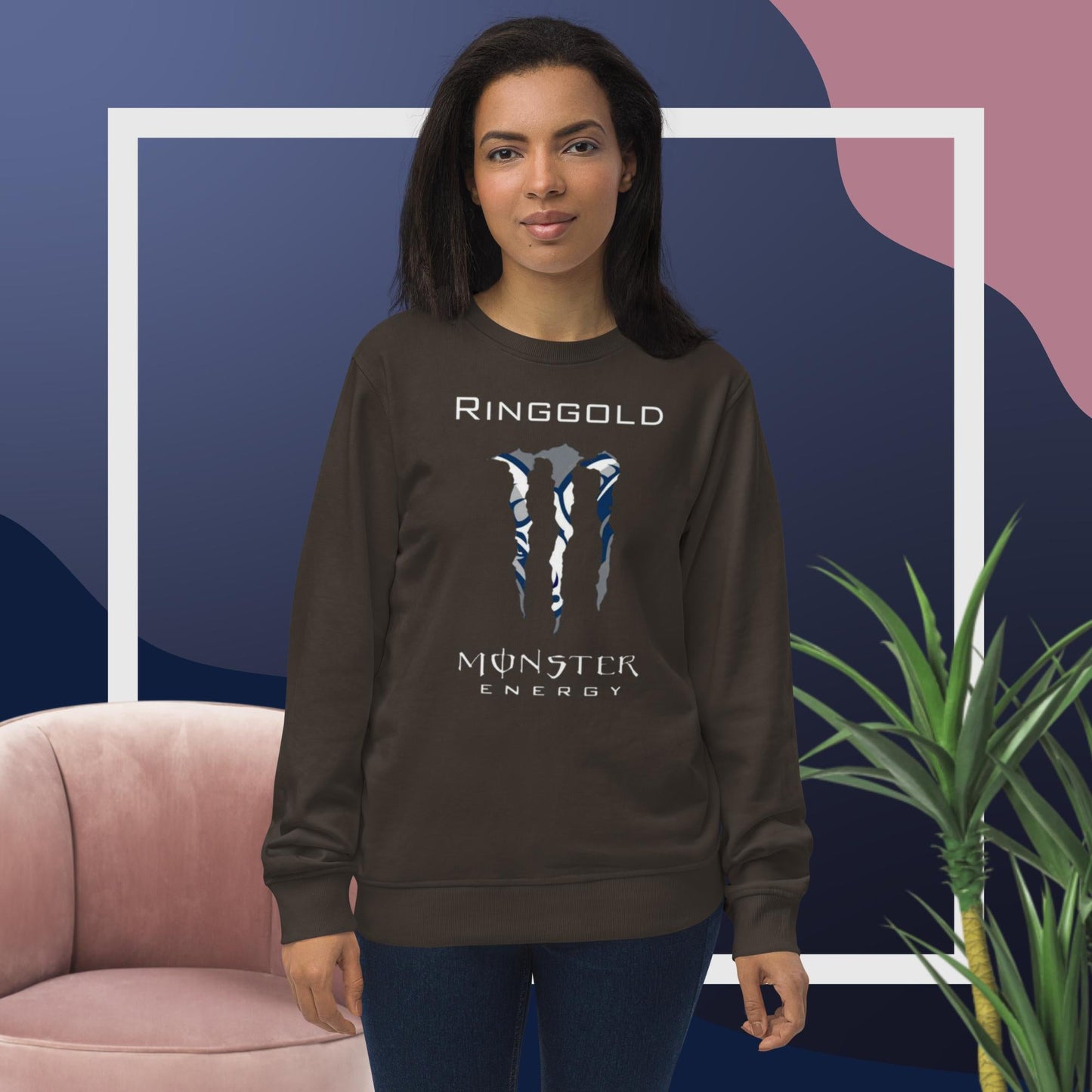 Ringgold Energy Unisex organic sweatshirt - Legacy Creator IncDeep Charcoal GreyS