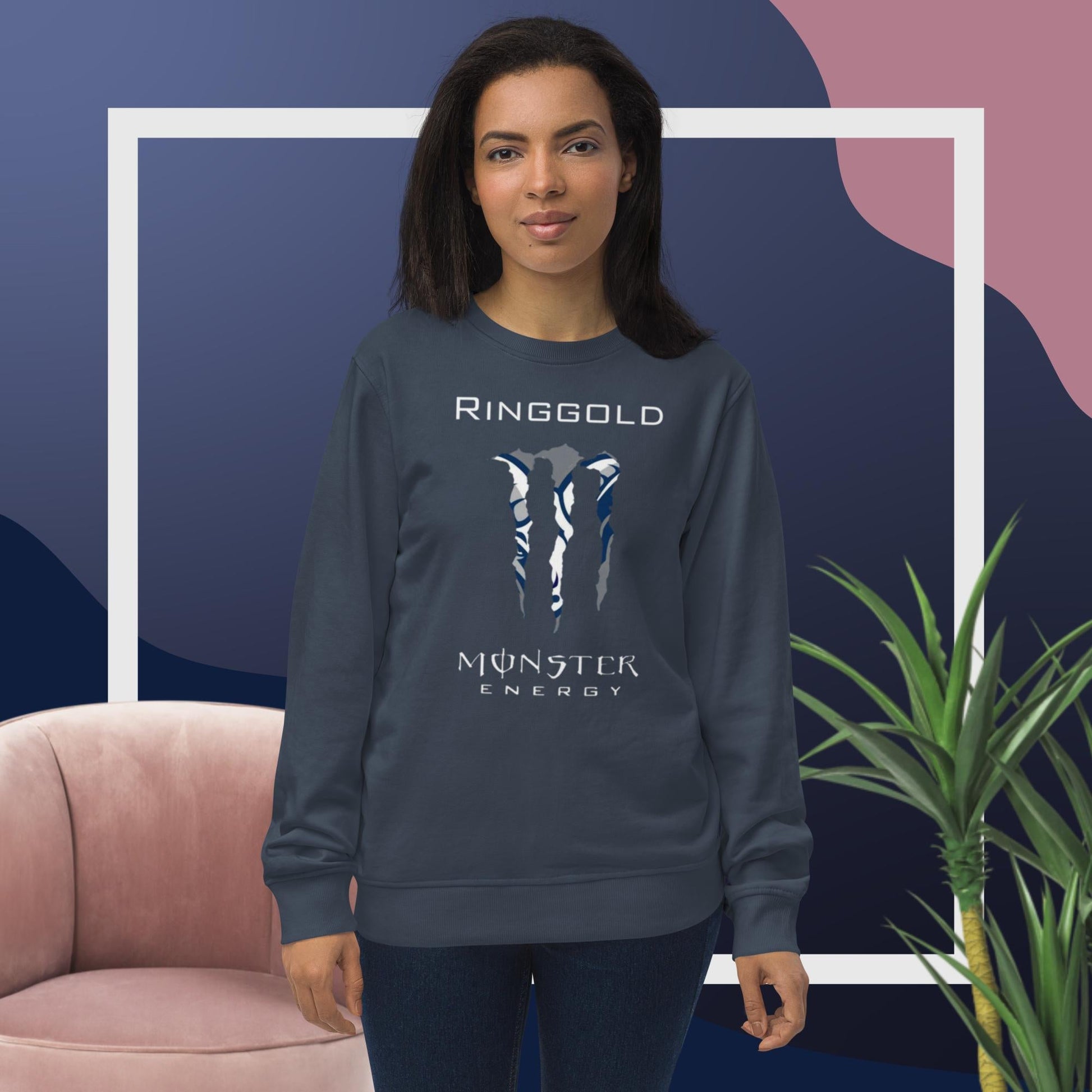 Ringgold Energy Unisex organic sweatshirt - Legacy Creator IncFrench NavyS